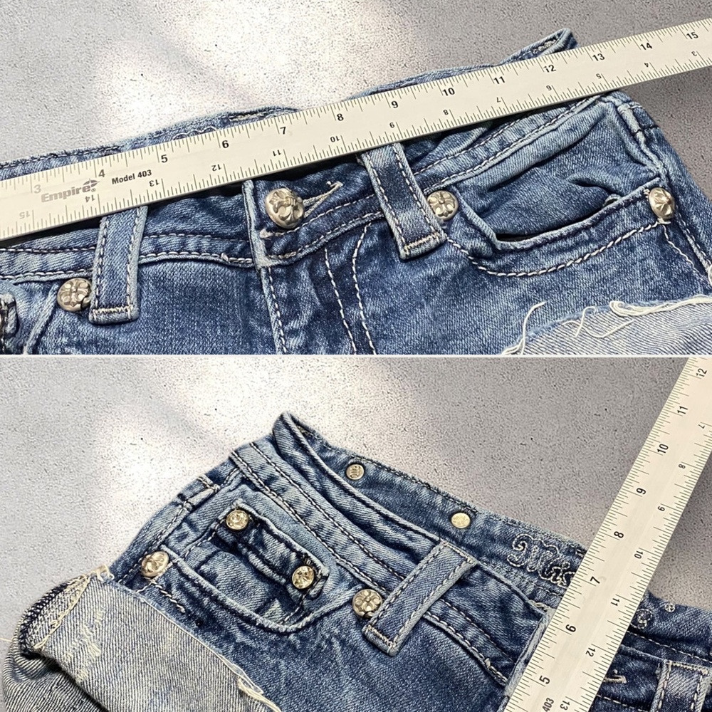 !! SOLD DO NOT BUY !! Miss Me Ultra Low Rise Micro Denim Shorts - Picture 6 of 6
